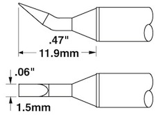 Solder Tip, Smart Heat PowerTips, STTC-599Metcal  